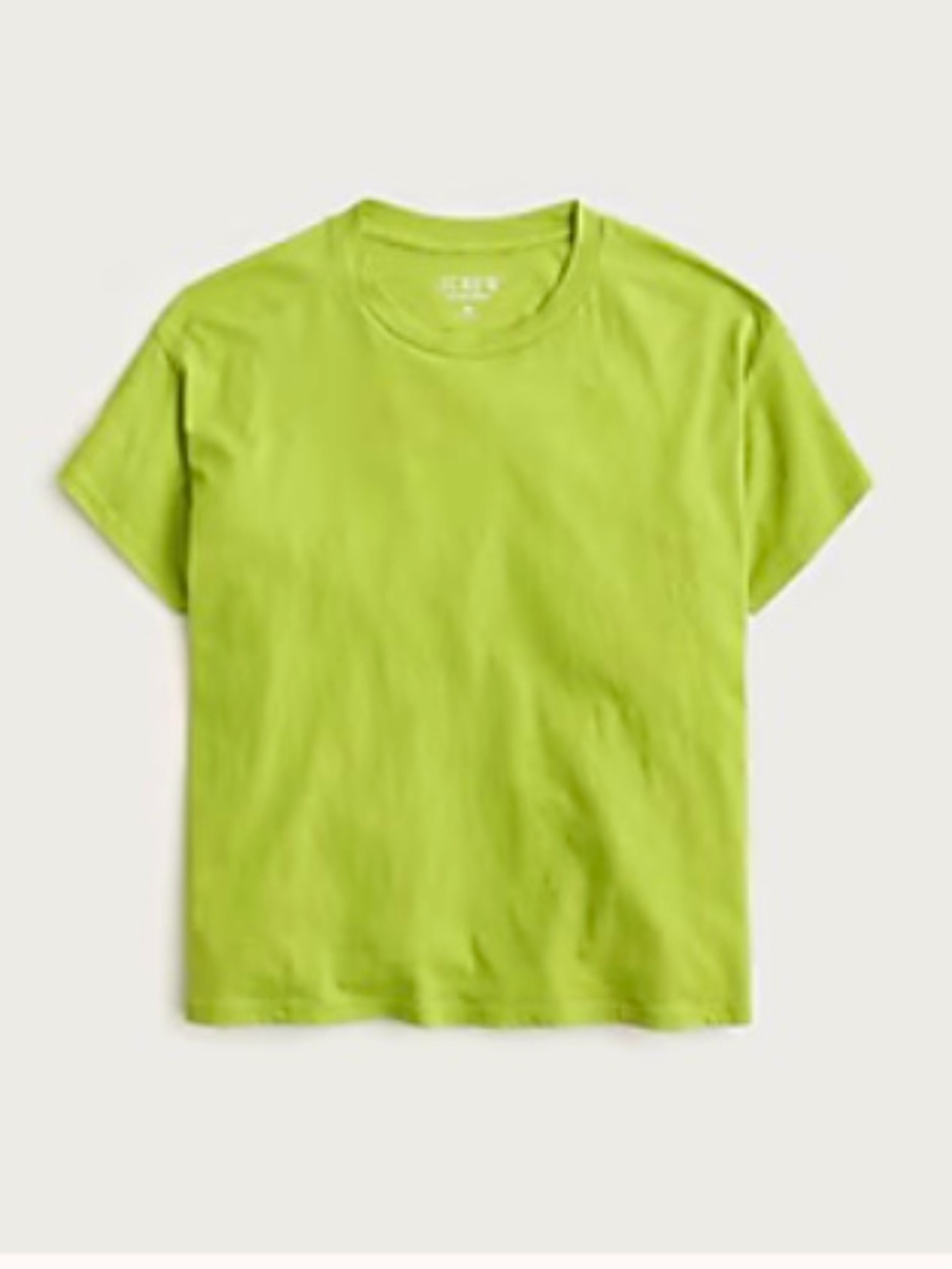 Feather jersey cropped T-shirt